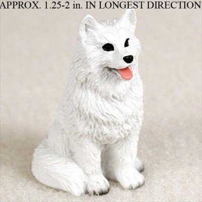 american eskimo dog figurines