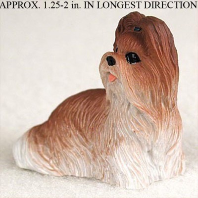 shih tzu resin statue