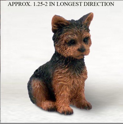 yorkie dog figurines