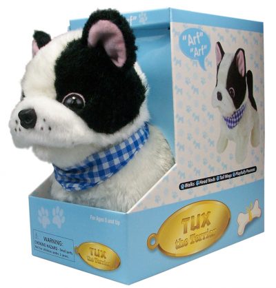 Boston Terrier Electronic Stuffed Animal