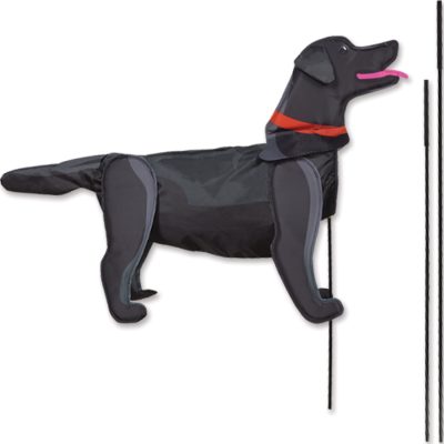Black Lab Bike Flag Black Lab Bike Flag