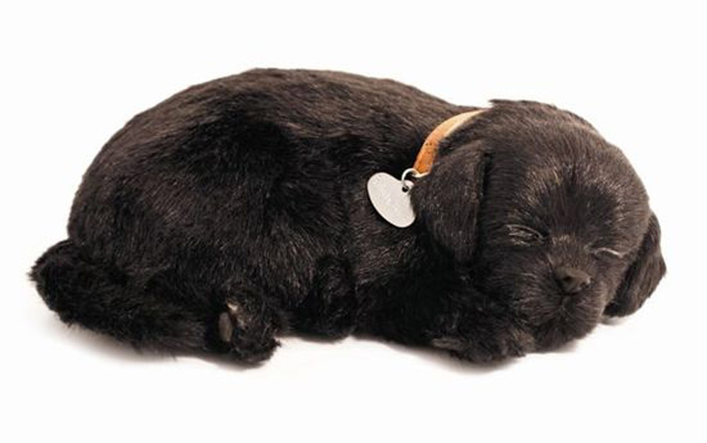 Realistic Lifelike breathing pet sleeping dog Rottweiler Holiday gift New 