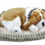 breathing dog stuffed animal