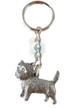 Cairn Terrier Pewter Keychain