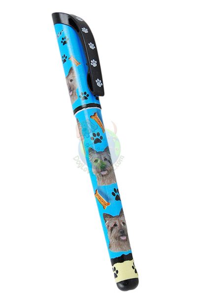 Cairn Terrier Writing Pen Blue in Color