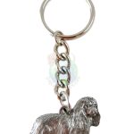 Cavalier King Charles Spaniel Pewter Keychain