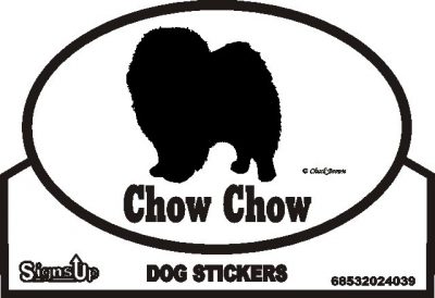 Chow Chow Bumper Sticker