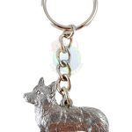Corgi Pembroke Pewter Keychain