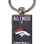 DOG BRONCOS KEYCHAIN