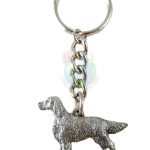 Irish Setter Pewter Keychain