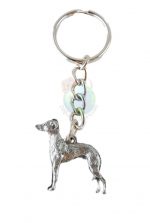 Italian Greyhound Pewter Keychain