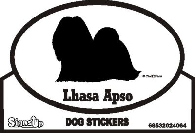 Lhasa Apso Bumper Sticker
