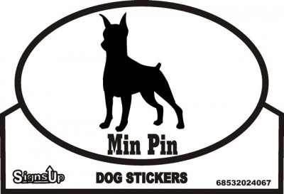 Miniature Pinscher Bumper Sticker