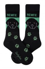 Newfoundland Socks - Green and Black in Color