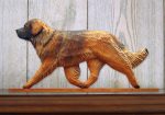 Leonberger Dog Figurine Sign Plaque Display Wall Decoration