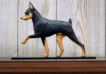 Mini Pinscher Dog Plaque Figurine