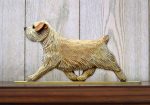 Norfolk Terrier Dog Figurine Sign Plaque Display Wall Decoration Wheaten