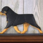 Rottweiler Dog Figurine Sign Plaque Display Wall Decoration