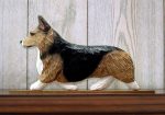 Welsh Corgi Pembroke Dog Figurine Sign Plaque Display Wall Decoration Sable