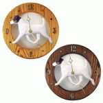 Jack Russell Terrier Wood Wall Clock Plaque Tri