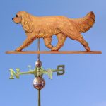 Cavalier King Charles Spaniel Hand Carved Hand Painted Basswood Dog Weathervane Ruby