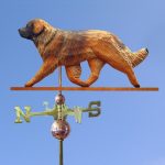 Leonberger Hand Carved Hand Painted Basswood Dog Weathervane