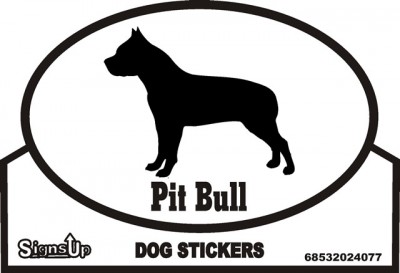 Pit Bull Bumper Sticker
