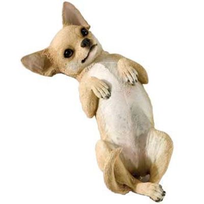 Sandicast Chihuahua Tan on Back Small Figurine