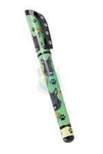 Scottish Terrier Writing Pens Green in Color