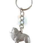 Sheltie Pewter Keychain