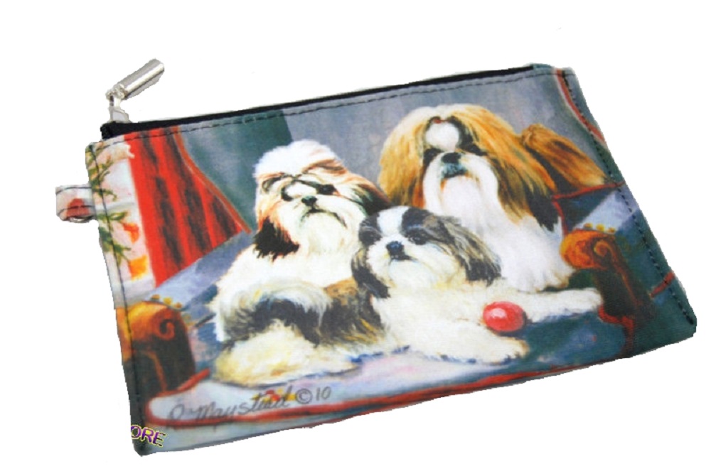 Shih Tzu Travel Makeup Bag