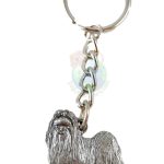 Shih Tzu Pewter Keychain