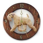 Soft Coated Wheaten Dog Clock