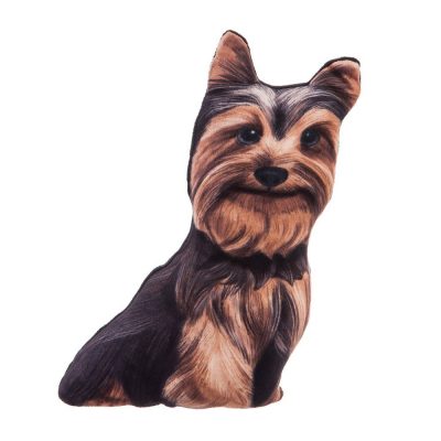 Yorkie Shaped Pillow