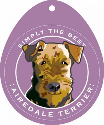 Airedale Terrier Sticker 4x4"