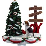 American Fox Hound Stocking Holder Hanger