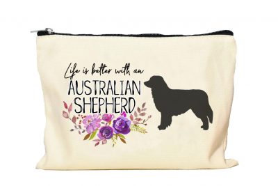 Australian Shepherd Makeup Bag