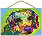 Beagle Sign - All You Need is Love & a Dog 7 x 10.5