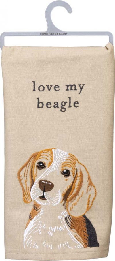 Beagle Kitchen Dish Towel By Kathy