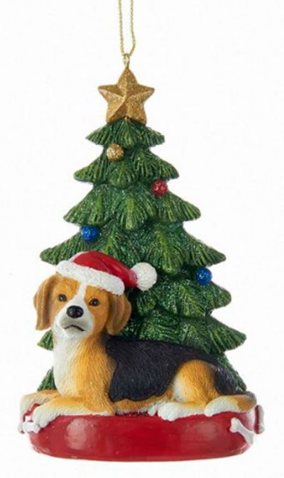 Beagle Christmas Tree Ornament