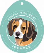 Beagle Sticker 4x4"