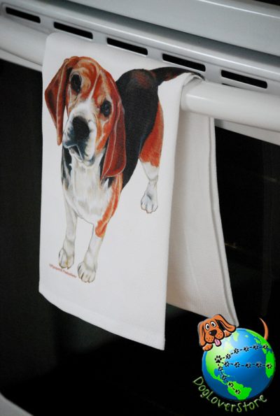 Beagle Kitchen Hand Towel