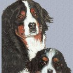 Bernese Garden Flag