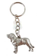 Bloodhound Keychain - Pewter