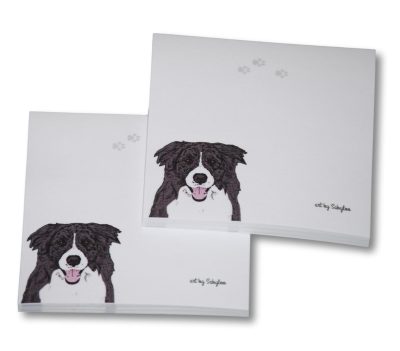 Border Collie Sticky Notes Notepad