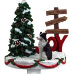 Border Collie Stocking Holder Hanger