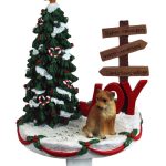Border Terrier Stocking Holder Hanger