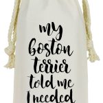 Boston Terrier Wine Bag