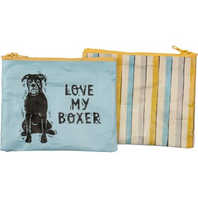 Boxer Zippered Pouch