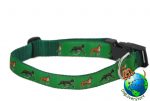 Boxer Dog Breed Adjustable Nylon Collar Large 12-20" Green